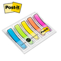 Post-it&reg; Distributeur de drapeaux fléchés imprimés personnalisés - 4 couleurs process